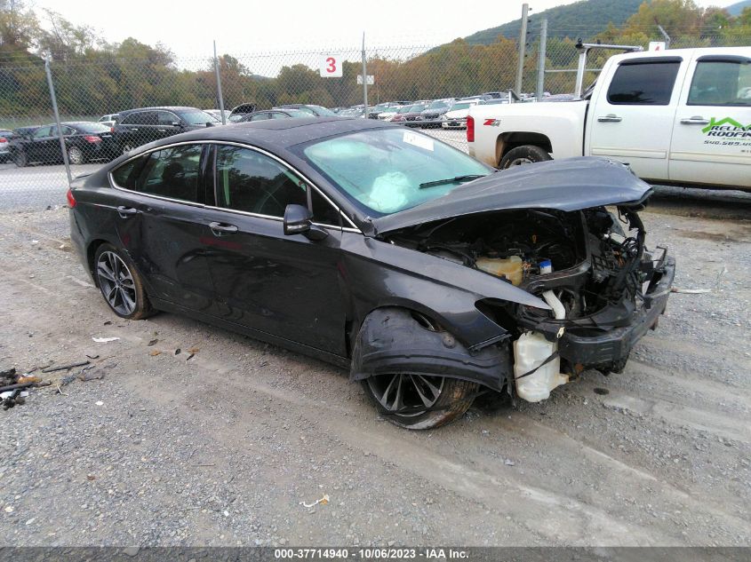 Lot #2525407819 2020 FORD FUSION TITANIUM salvage car