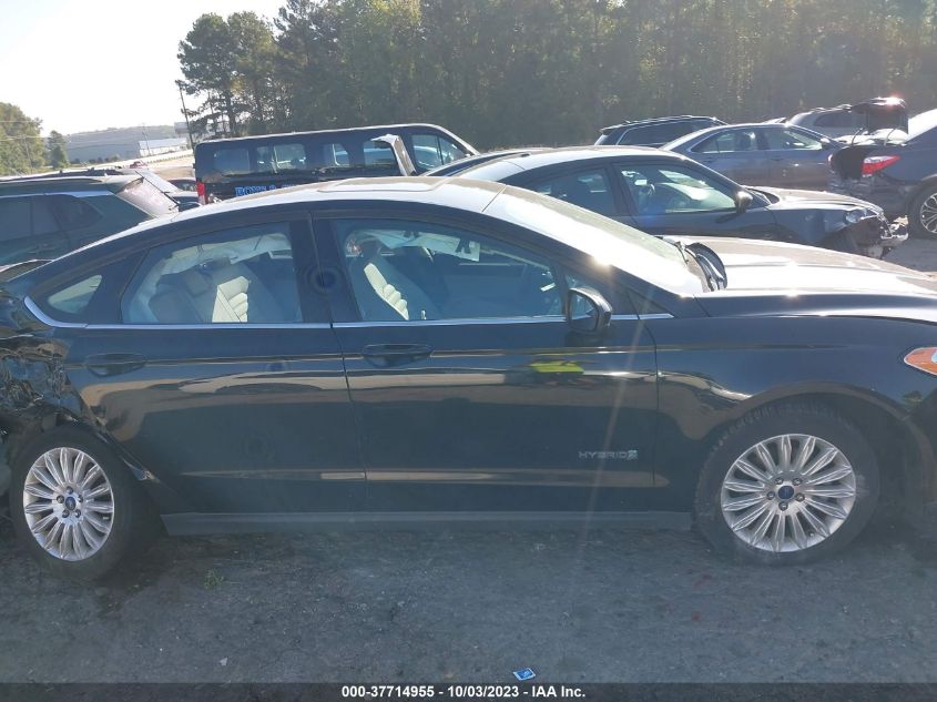 2014 FORD FUSION S HYBRID - 3FA6P0UU5ER251340