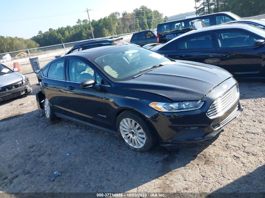 2014 FORD FUSION S HYBRID - 3FA6P0UU5ER251340