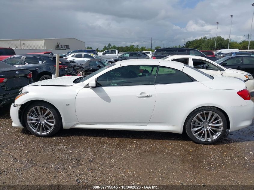 2014 INFINITI Q60 CONVERTIBLE JN1CV6FE8EM901222