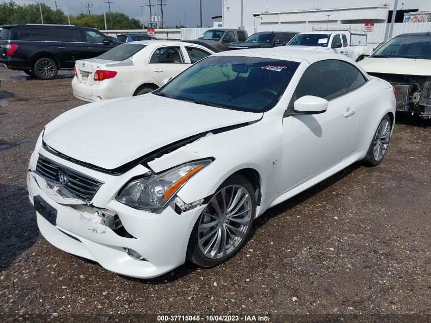 2014 INFINITI Q60 CONVERTIBLE JN1CV6FE8EM901222