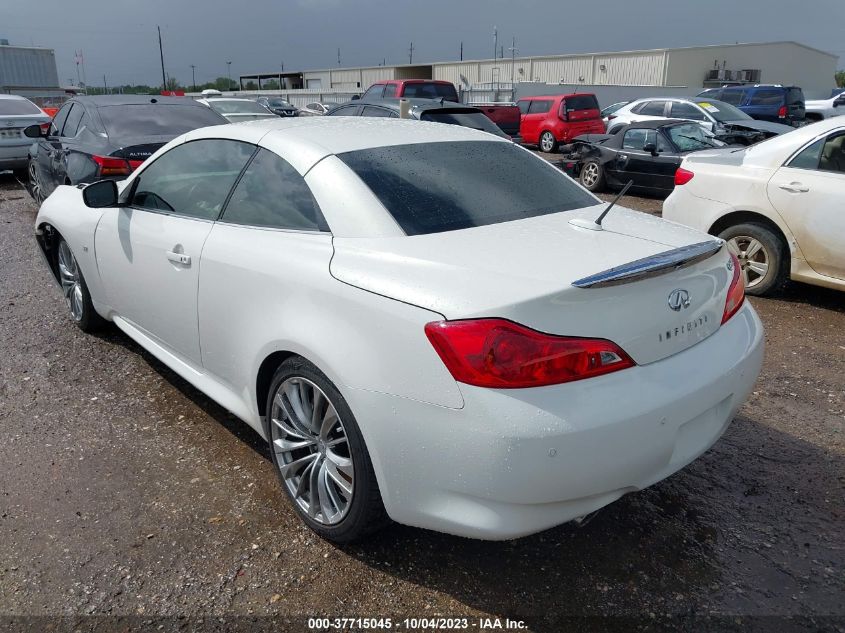 2014 INFINITI Q60 CONVERTIBLE JN1CV6FE8EM901222