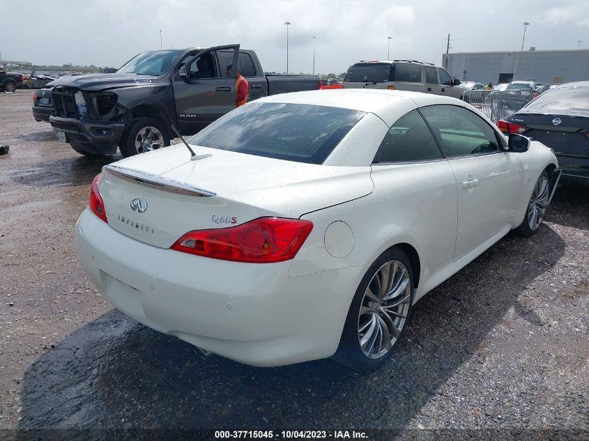 2014 INFINITI Q60 CONVERTIBLE JN1CV6FE8EM901222