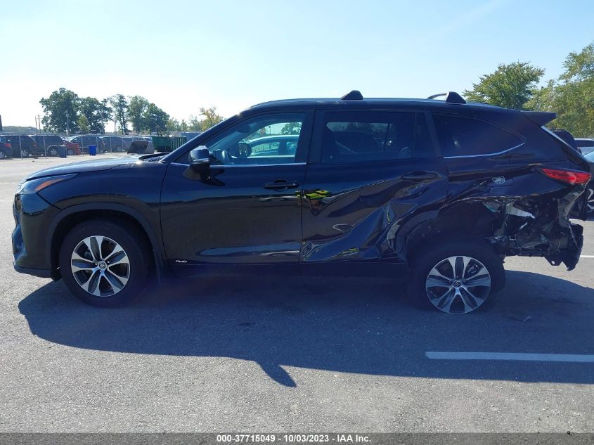 2023 TOYOTA HIGHLANDER HYBRID XLE/HYBRID BRONZE - 5TDKBRCHXPS113227