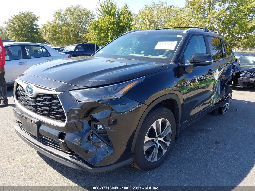 2023 TOYOTA HIGHLANDER HYBRID XLE/HYBRID BRONZE - 5TDKBRCHXPS113227