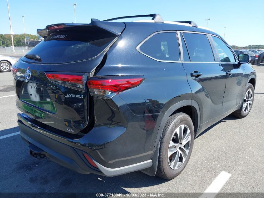 2023 TOYOTA HIGHLANDER HYBRID XLE/HYBRID BRONZE - 5TDKBRCHXPS113227