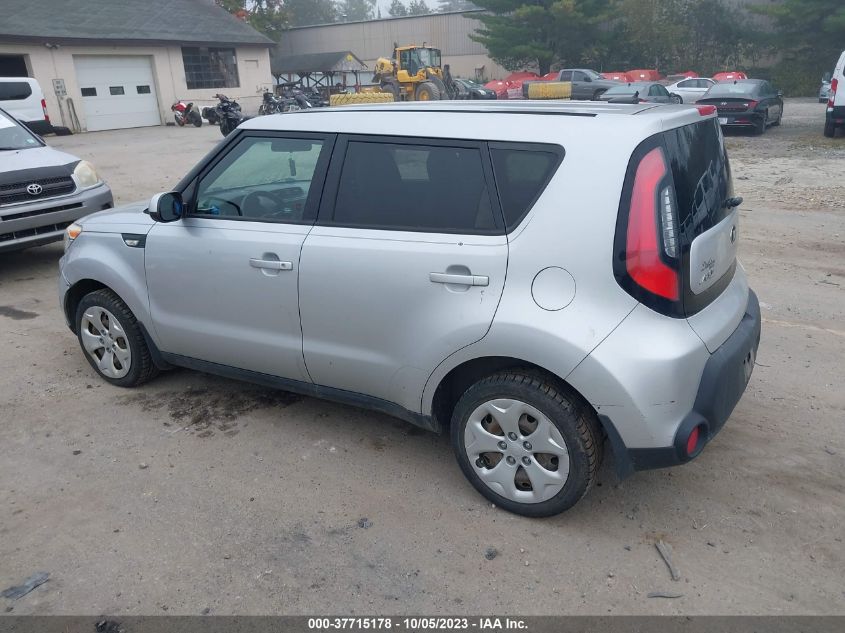 2014 KIA SOUL BASE - KNDJN2A20E7703565
