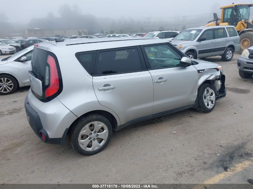 2014 KIA SOUL BASE - KNDJN2A20E7703565