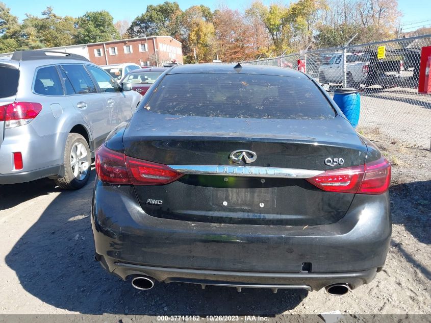2018 INFINITI Q50 3.0T LUXE - JN1EV7AR4JM445612