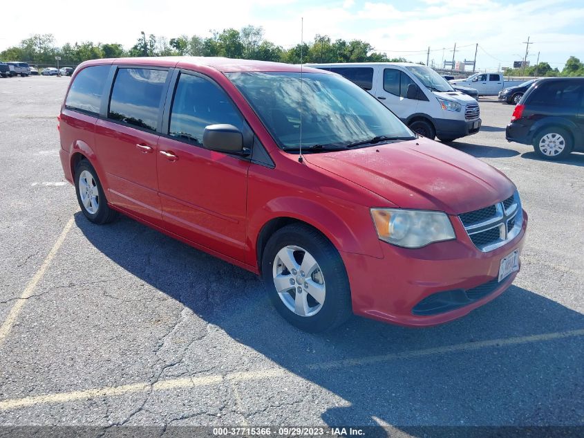 2013 DODGE GRAND CARAVAN SE - 2C4RDGBG0DR760696
