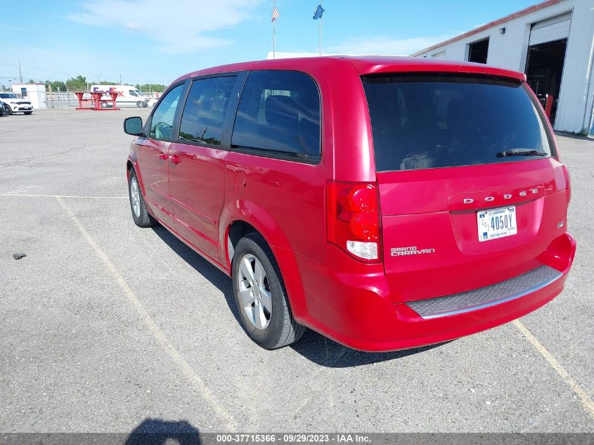 2013 DODGE GRAND CARAVAN SE - 2C4RDGBG0DR760696