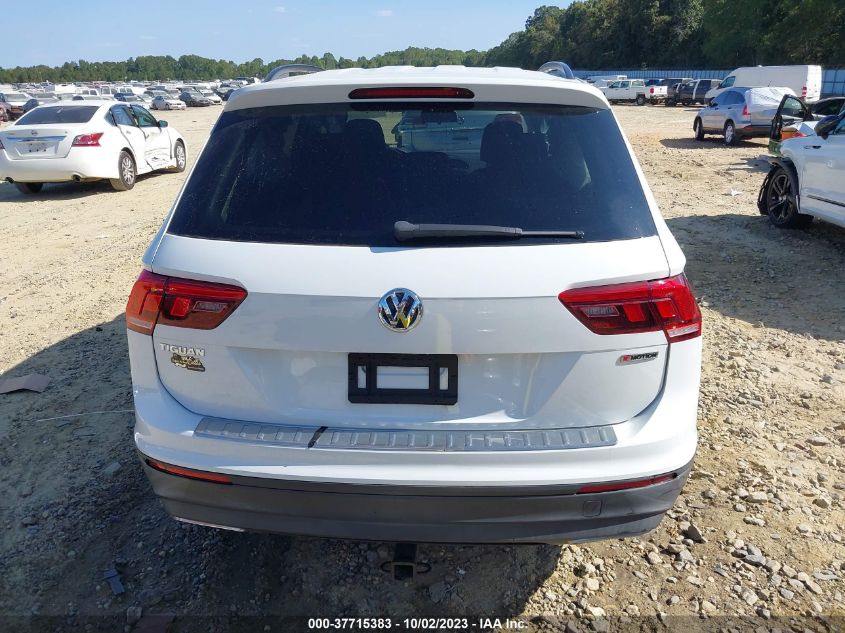 2019 VOLKSWAGEN TIGUAN S - 3VV0B7AXXKM065180