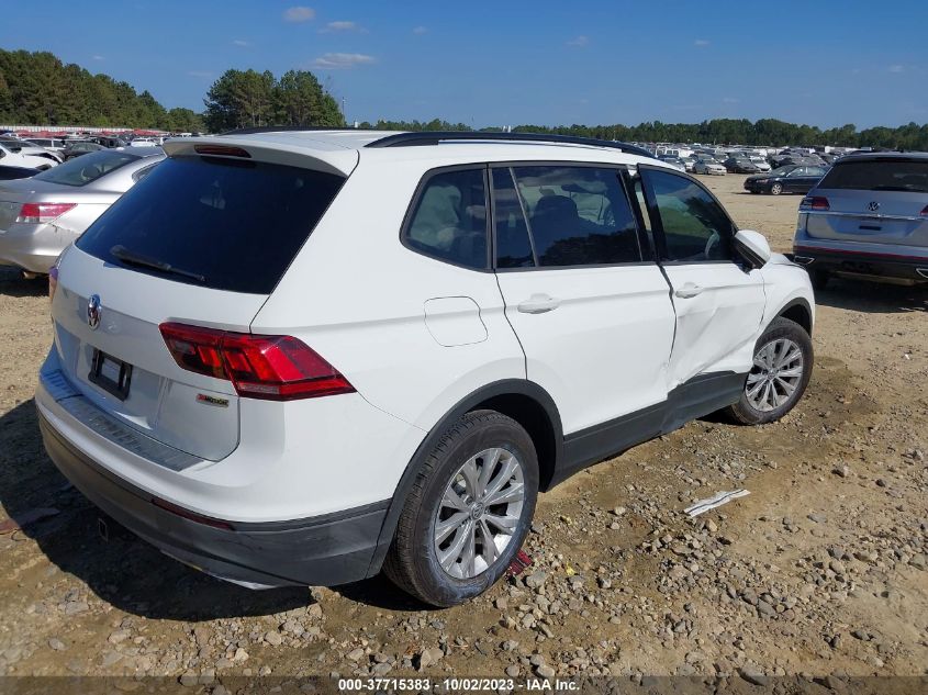 2019 VOLKSWAGEN TIGUAN S - 3VV0B7AXXKM065180