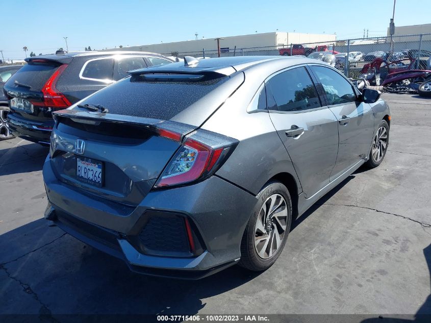 2018 HONDA CIVIC HATCHBACK LX - SHHFK7H24JU417805