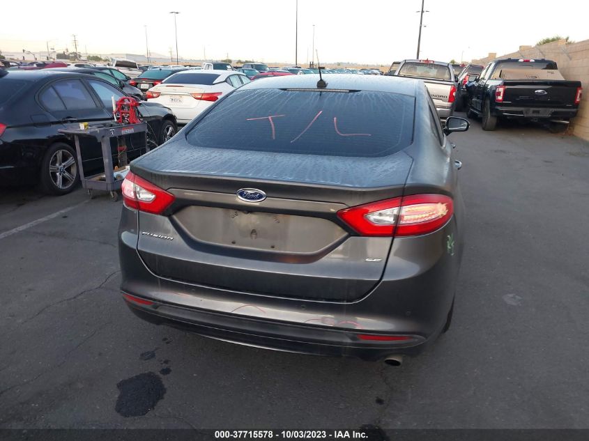 2016 FORD FUSION SE - 3FA6P0H76GR259650