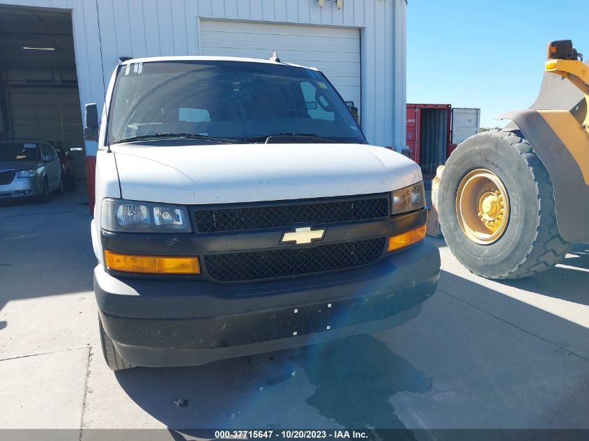 2021 CHEVROLET EXPRESS CARGO RWD 2500 EXTENDED WHEELBASE WT 1GCWGBFP7M1153707