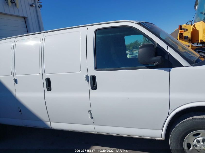 2021 CHEVROLET EXPRESS CARGO RWD 2500 EXTENDED WHEELBASE WT 1GCWGBFP7M1153707