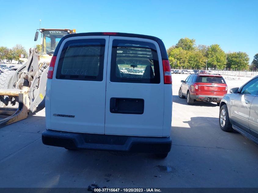 2021 CHEVROLET EXPRESS CARGO RWD 2500 EXTENDED WHEELBASE WT 1GCWGBFP7M1153707