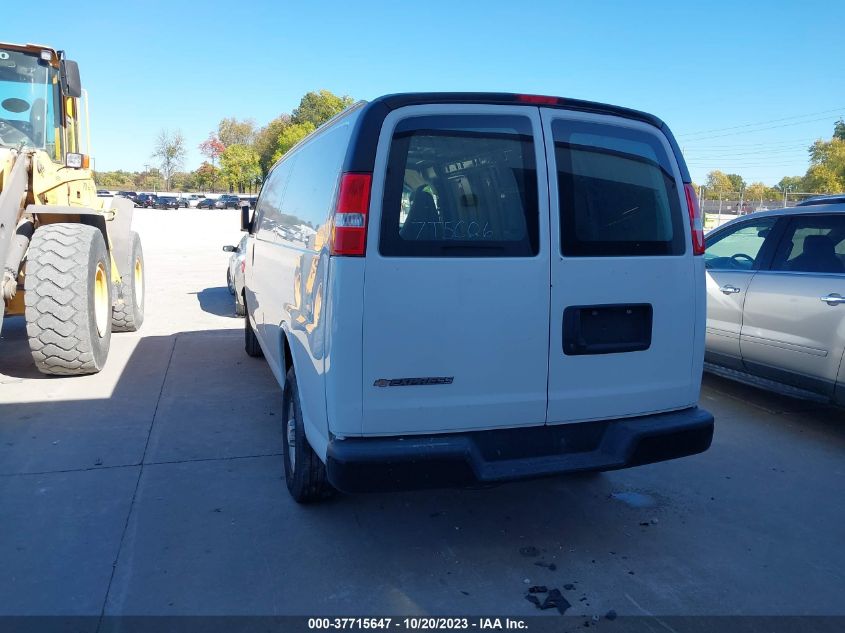 2021 CHEVROLET EXPRESS CARGO RWD 2500 EXTENDED WHEELBASE WT 1GCWGBFP7M1153707