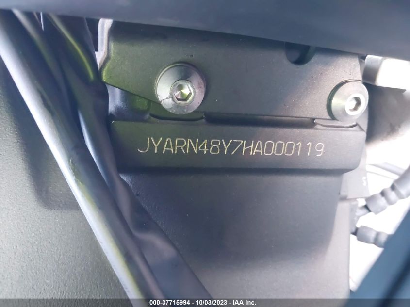 2017 YAMAHA FZ10 C - JYARN48Y7HA000119