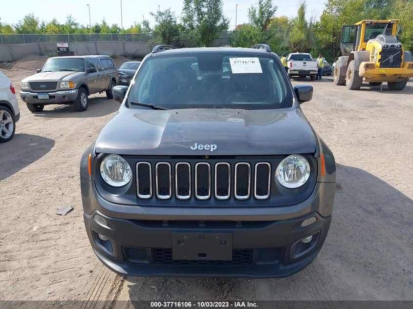 VIN ZACCJBBB2JPH71897 2018 JEEP RENEGADE LATITUDE