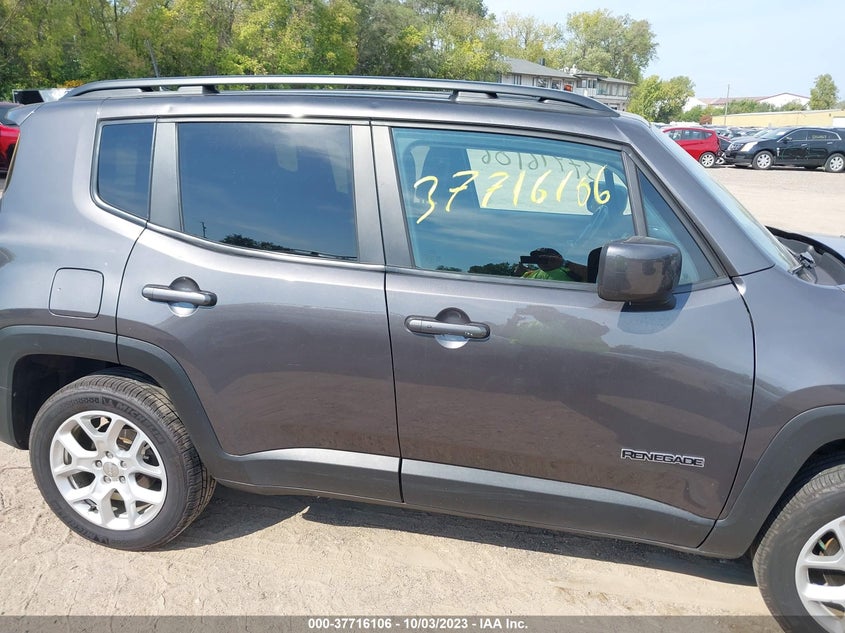 VIN ZACCJBBB2JPH71897 2018 JEEP RENEGADE LATITUDE
