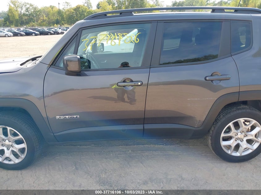 VIN ZACCJBBB2JPH71897 2018 JEEP RENEGADE LATITUDE