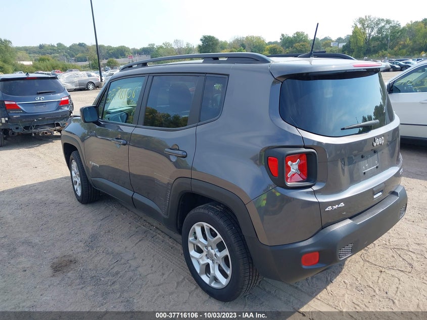 VIN ZACCJBBB2JPH71897 2018 JEEP RENEGADE LATITUDE