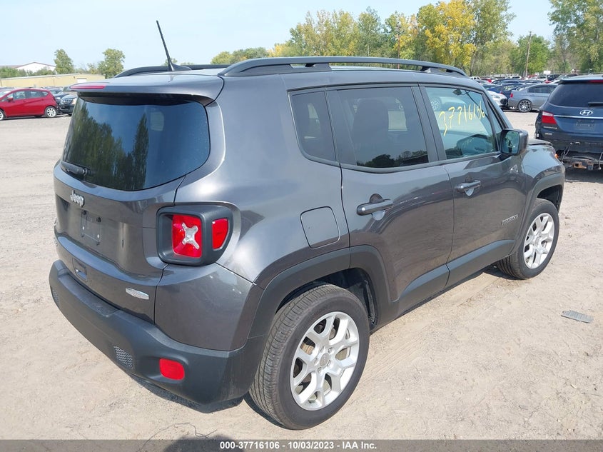 VIN ZACCJBBB2JPH71897 2018 JEEP RENEGADE LATITUDE