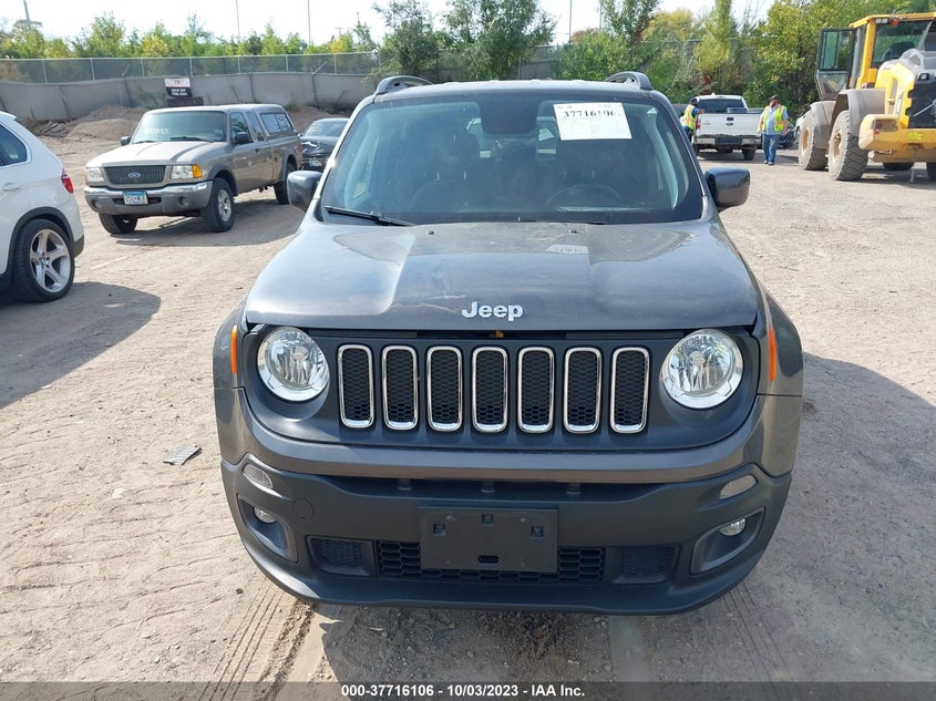 VIN ZACCJBBB2JPH71897 2018 JEEP RENEGADE LATITUDE