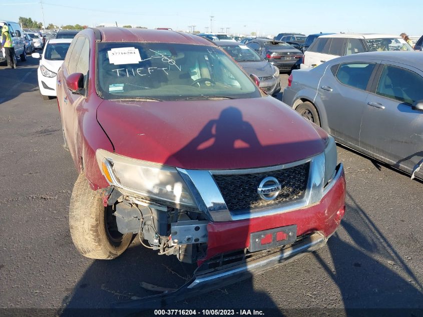2014 NISSAN PATHFINDER S - 5N1AR2MN1EC627139