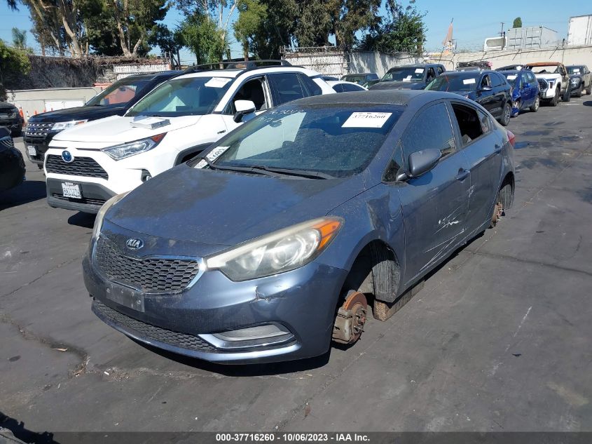 2016 KIA FORTE LX - KNAFX4A65G5533195