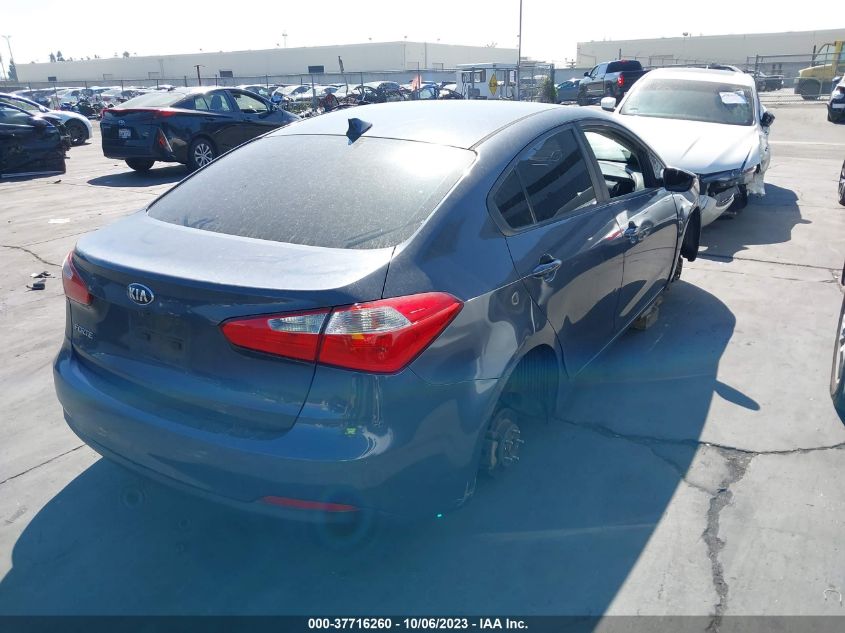 2016 KIA FORTE LX - KNAFX4A65G5533195