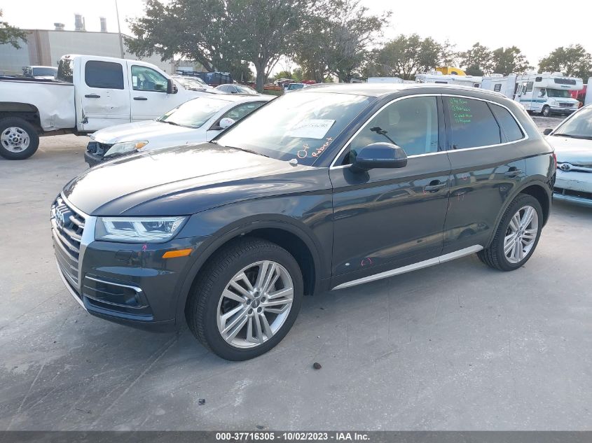 WA1CNAFY6J2163480 2018 AUDI Q5, photo no. 2