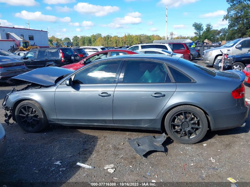 2013 AUDI A4 PREMIUM PLUS - WAUFFAFL5DN039320