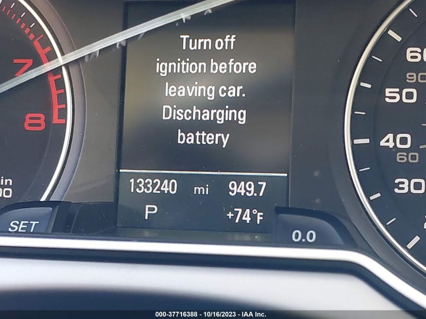 2013 AUDI A4 PREMIUM PLUS - WAUFFAFL5DN039320
