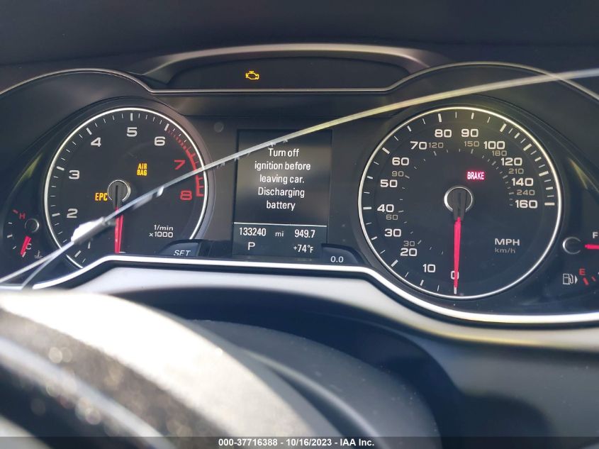 2013 AUDI A4 PREMIUM PLUS - WAUFFAFL5DN039320
