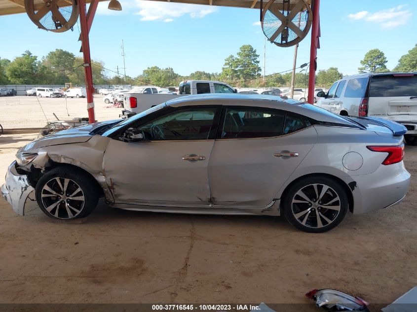 2018 NISSAN MAXIMA SV - 1N4AA6AP3JC374981