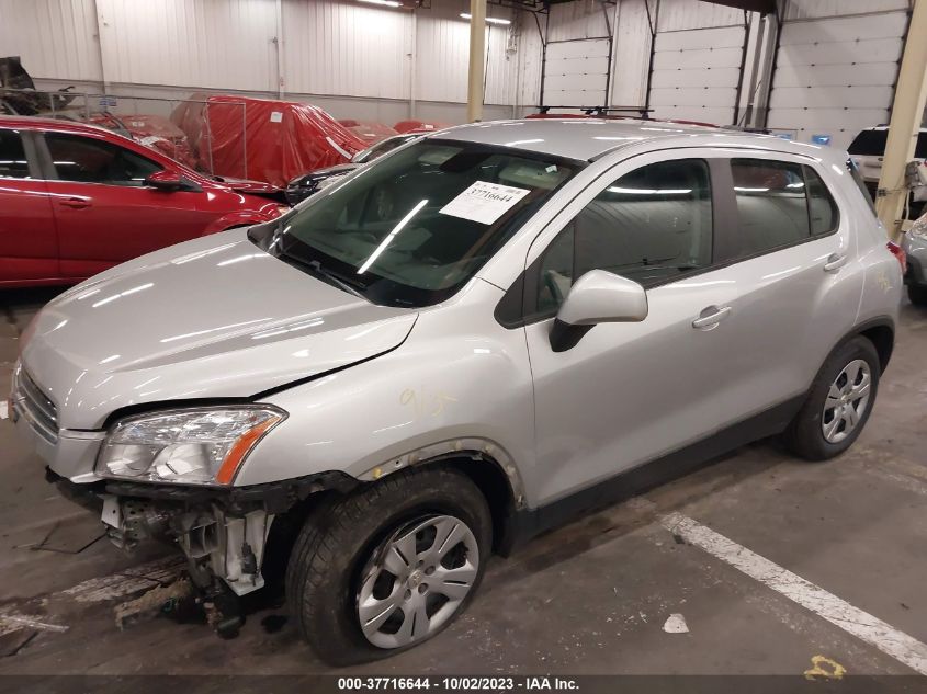 2016 CHEVROLET TRAX LS - KL7CJKSB6GB760207