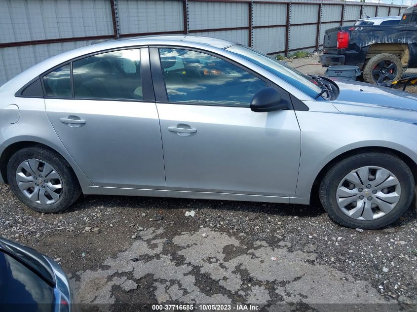 2015 CHEVROLET CRUZE LS - 1G1PA5SH0F7229654