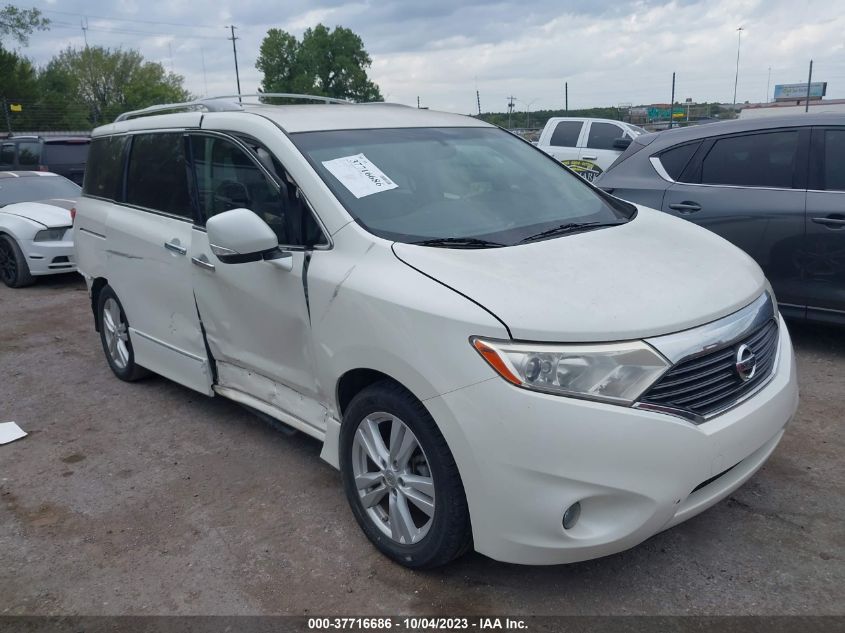 2013 NISSAN QUEST SL - JN8AE2KPXD9060322