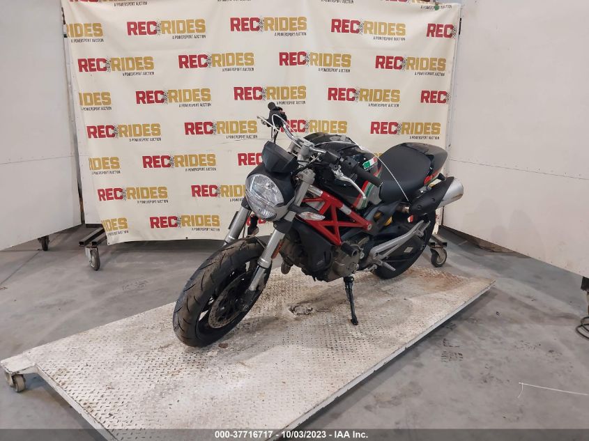 2010 DUCATI MONSTER 696 ZDM1RADNXAB034494
