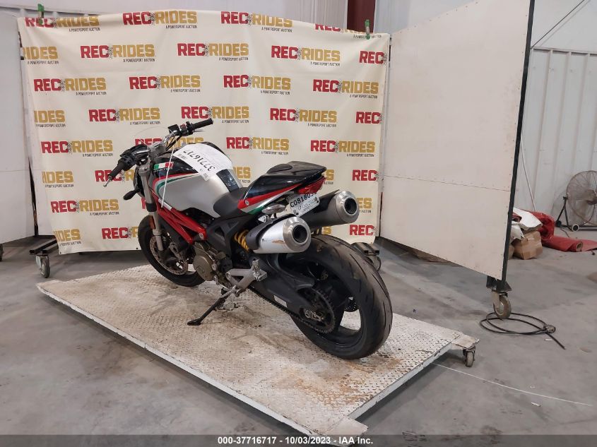 2010 DUCATI MONSTER 696 ZDM1RADNXAB034494