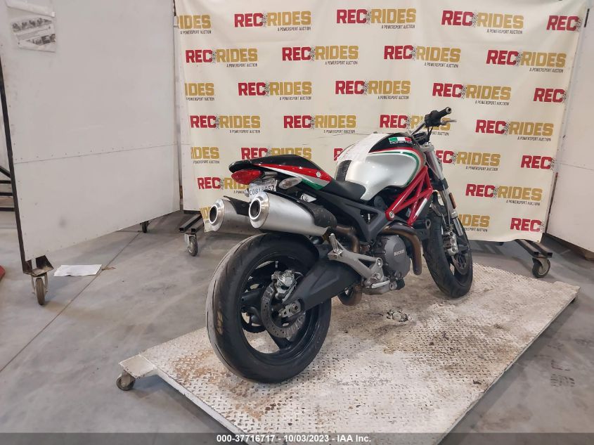 2010 DUCATI MONSTER 696 ZDM1RADNXAB034494