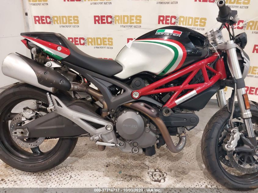 2010 DUCATI MONSTER 696 ZDM1RADNXAB034494