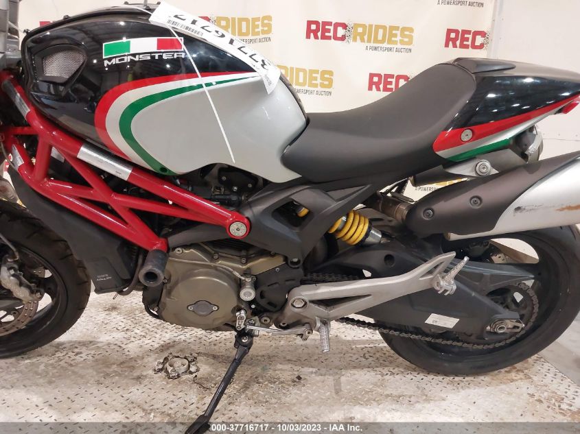 2010 DUCATI MONSTER 696 ZDM1RADNXAB034494