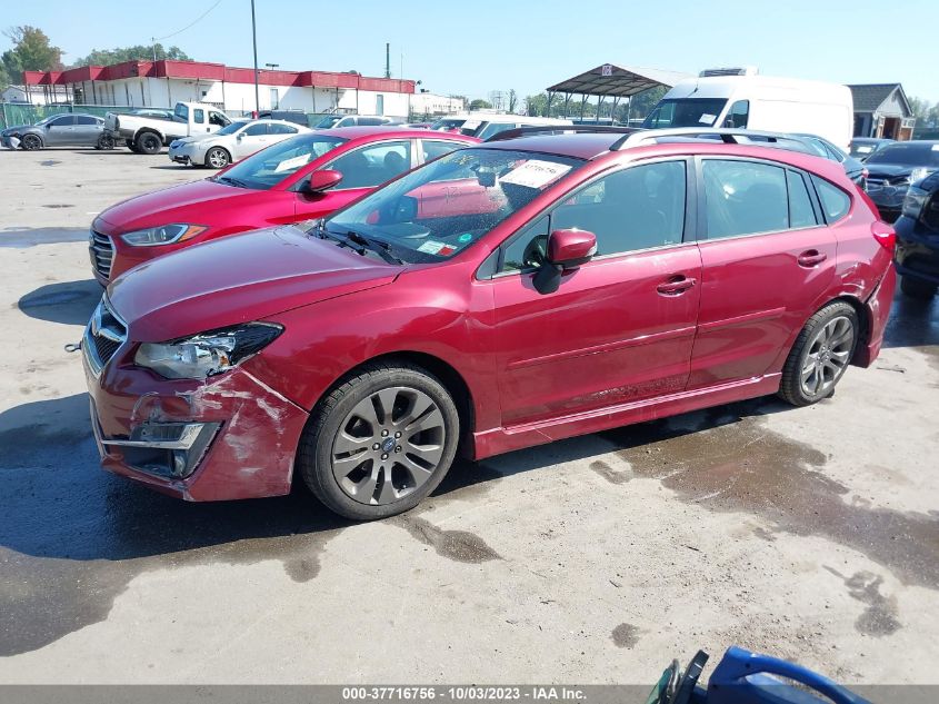 2015 SUBARU IMPREZA 2.0I SPORT PREMIUM - JF1GPAT62F8281590