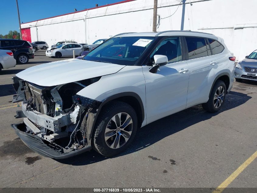 VIN 5TDKDRAH4PS009197 2023 TOYOTA HIGHLANDER L/LE/XLE/XSE/LIMITED