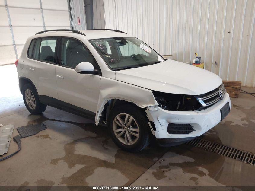 2017 VOLKSWAGEN TIGUAN - WVGBV7AX2HK020521