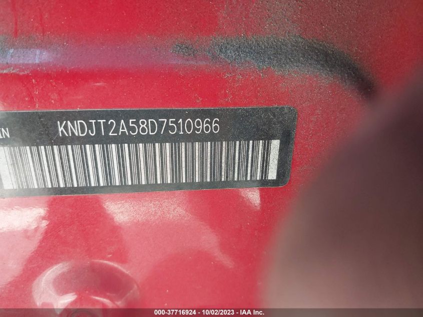 2013 KIA SOUL BASE - KNDJT2A58D7510966